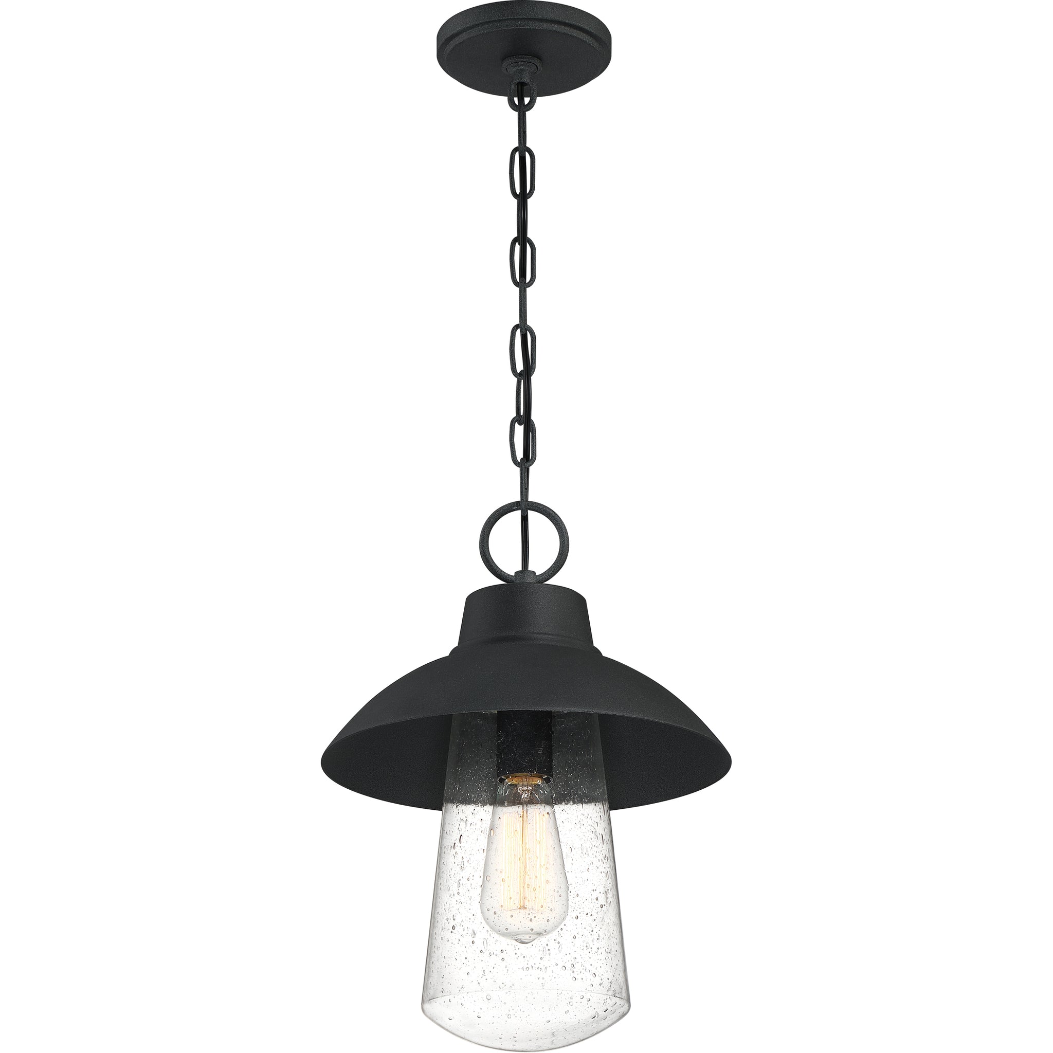 East Bay Outdoor Pendant Mottled Black