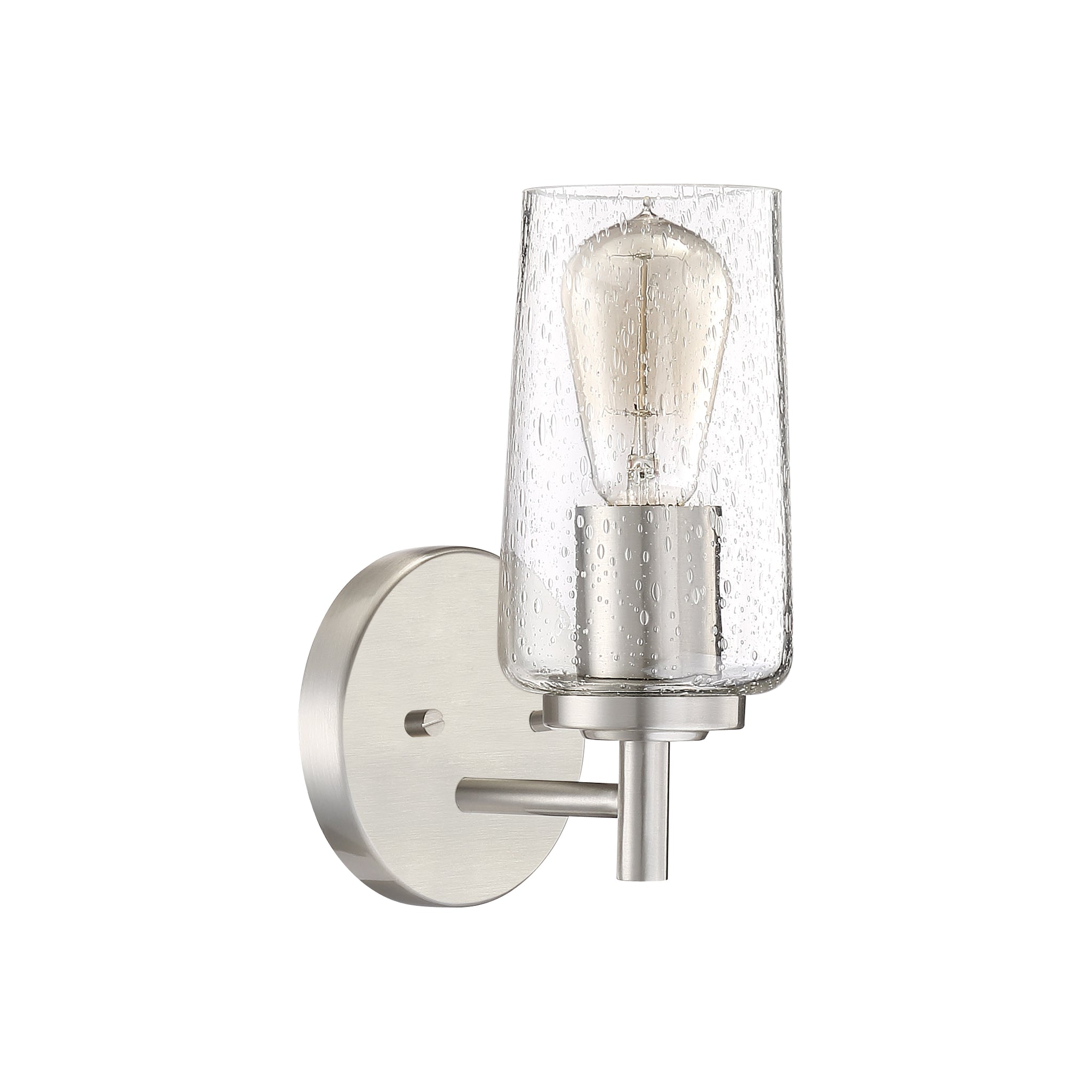 Edison Sconce Brushed Nickel