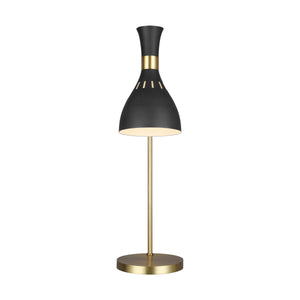 Joan Table Lamp Midnight Black / Burnished Brass