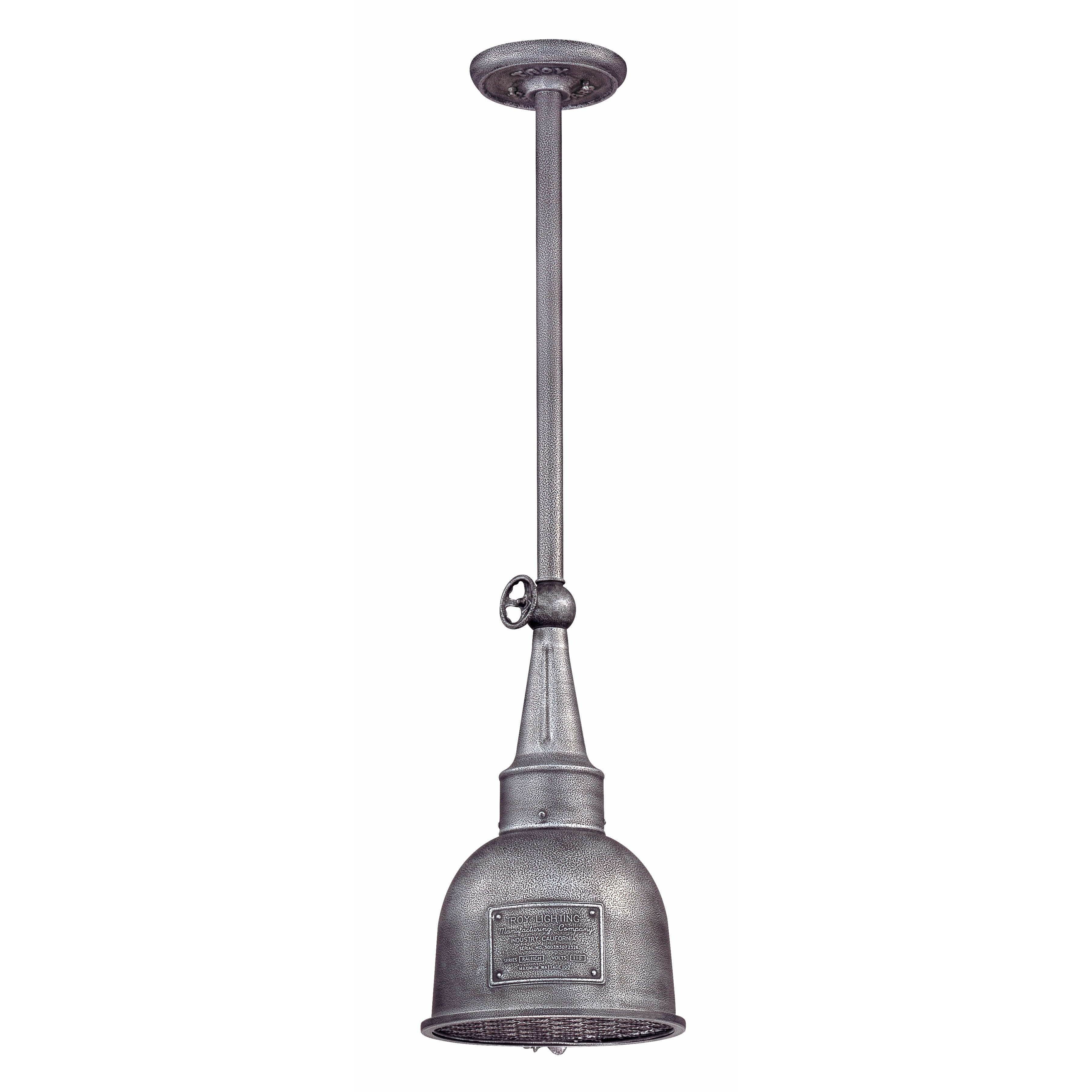Raleigh Outdoor Pendant Old Silver
