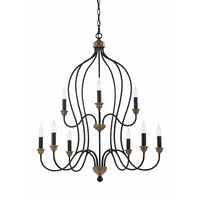 Hartsville 9-Light Chandelier (with Bulbs)