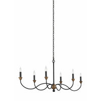 Hartsville 6-Light Chandelier (with Bulbs)
