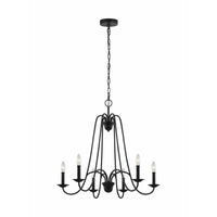 Boughton 6-Light Chandelier (with Bulbs)
