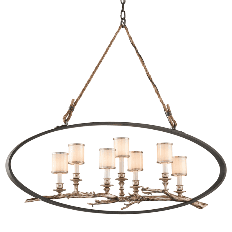 Drift Linear Suspension Bronze With Silver Leaf
