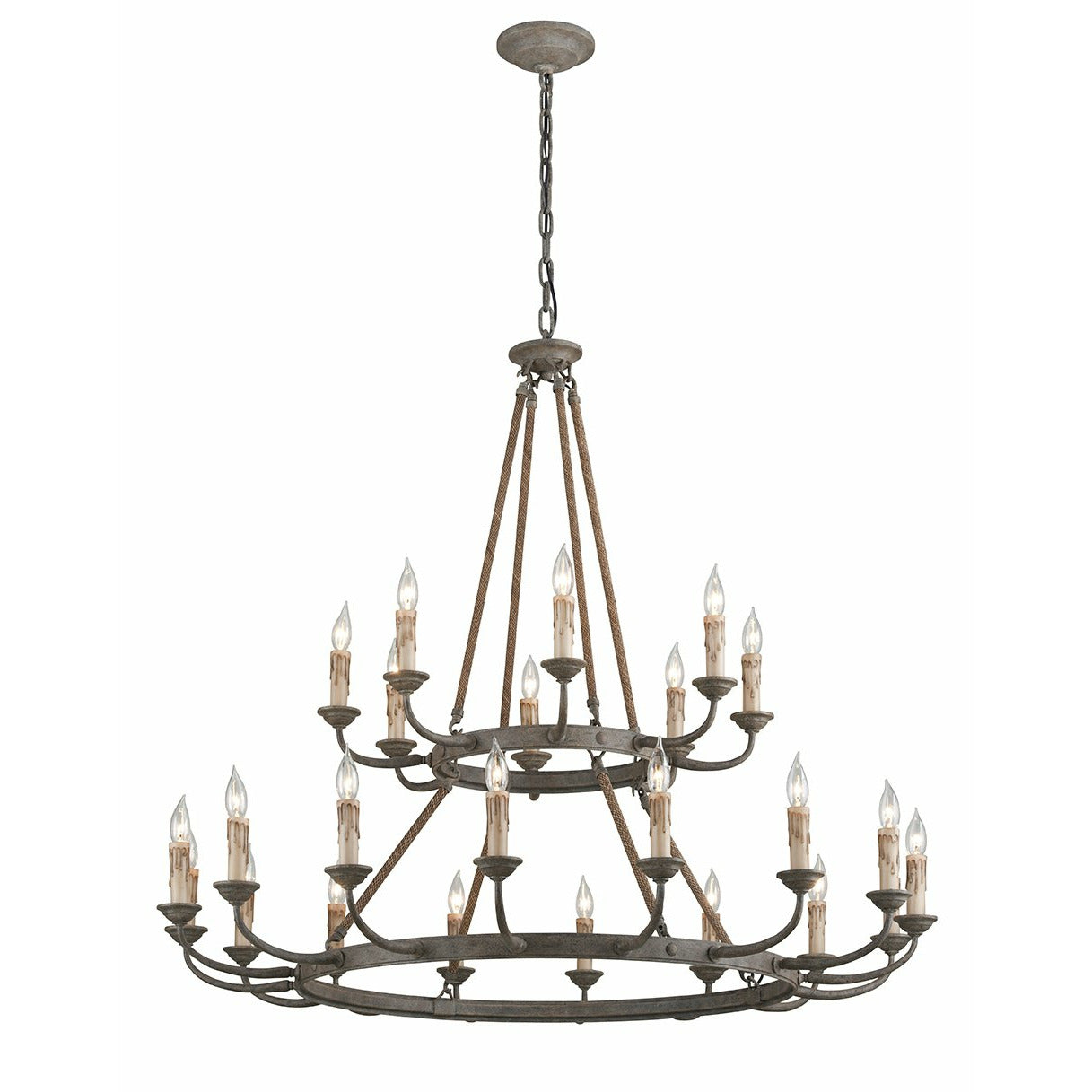 Cyrano Chandelier Earthen Bronze