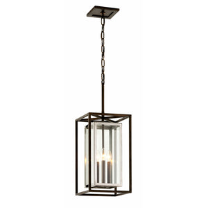 Morgan Outdoor Pendant Bronze With Polished Stainless