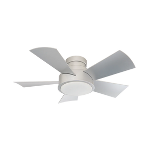 Vox Indoor/Outdoor 5-Blade 38" Smart Flush Mount Ceiling Fan with LED Light Kit and Remote Control