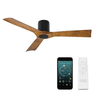 Aviator Indoor/Outdoor 3-Blade 54" Smart Flush Mount Ceiling Fan with Remote Control