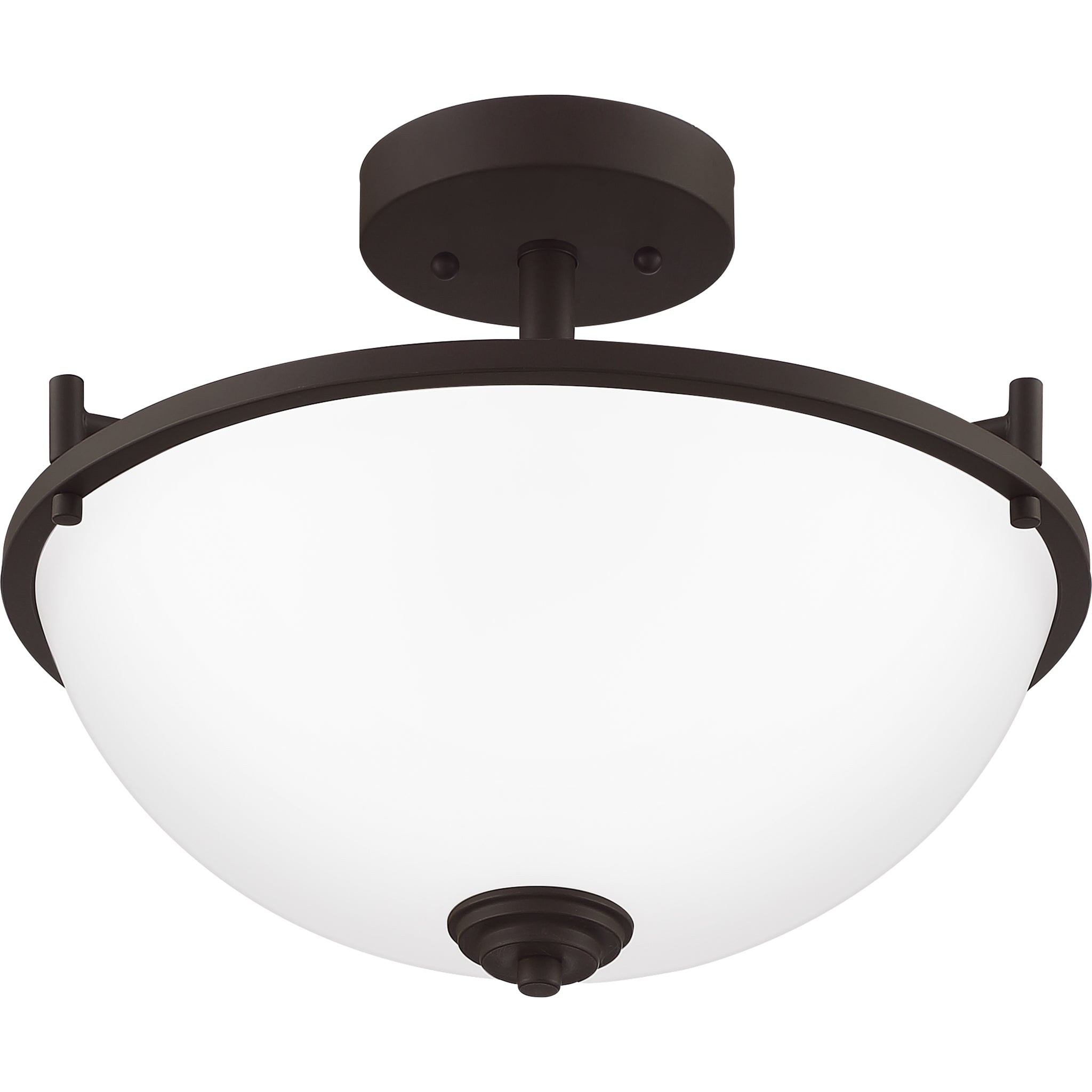 Foley Semi Flush Mount Old Bronze