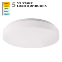 Blo 15" LED Energy Star Flush Mount 5-CCT Selectable