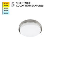 Lithium LED 11" Round Flush Mount 5-CCT Selectable