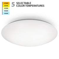 Glo 16" LED Energy Star Flush Mount 5-CCT Selectable
