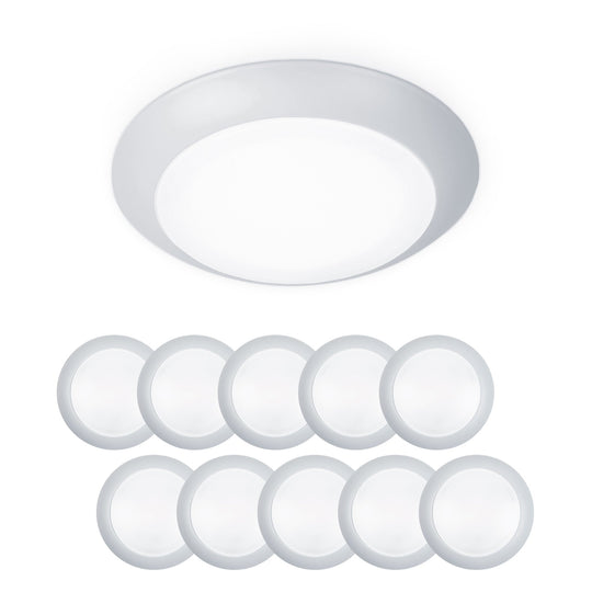 Disc 4" LED Energy Star Flush Mount & Retrofit Kit (Pack of 10)