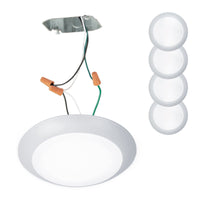 Disc 6" LED Energy Star Flush Mount for Junction Box (Pack of 4)