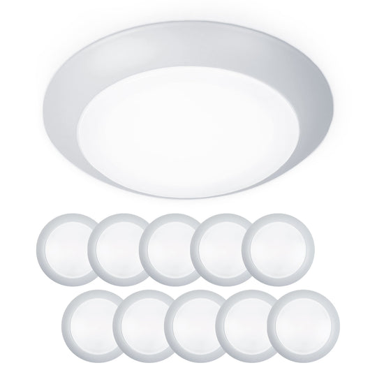 Disc 6" LED Energy Star Flush Mount & Retrofit Kit (Pack of 10)