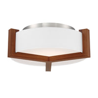 Segment 22" LED Flush Mount