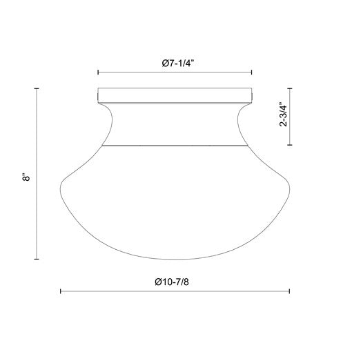 Marcel 11" Flush Mount