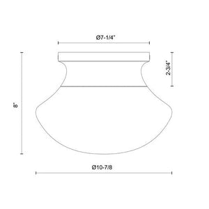 Marcel 11" Flush Mount