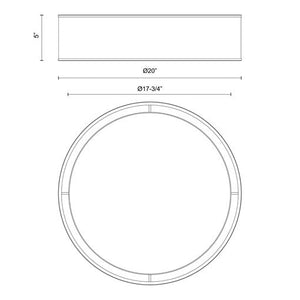 Lyla 20" Flush Mount