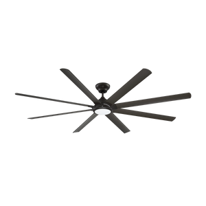 Hydra Indoor/Outdoor 8-Blade 96" Smart Ceiling Fan with LED Light Kit