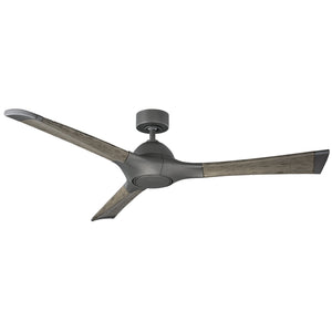 Woody Indoor/Outdoor 3-Blade 60" Smart Ceiling Fan with LED Light Kit