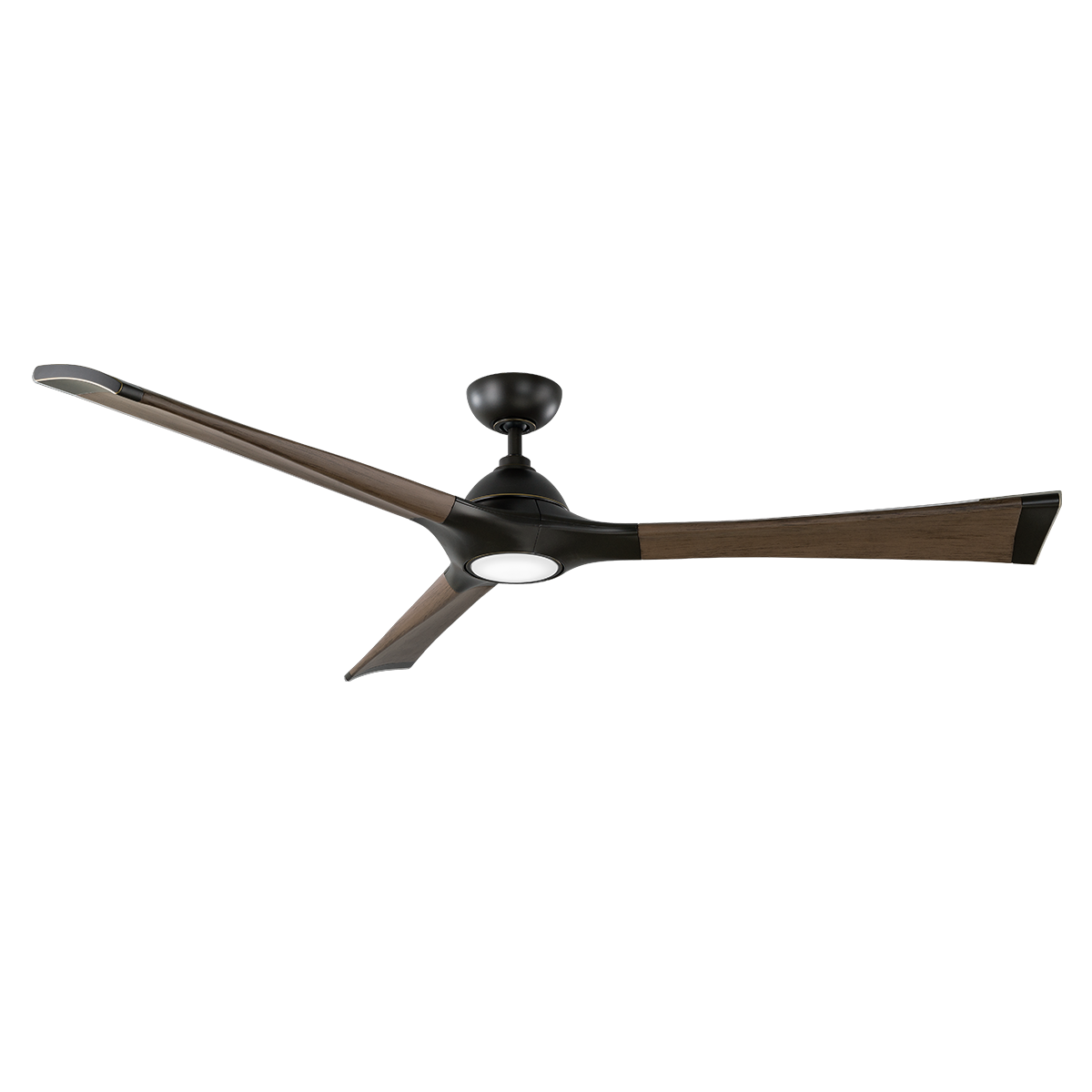 Woody Indoor/Outdoor 3-Blade 72" Smart Ceiling Fan with LED Light Kit