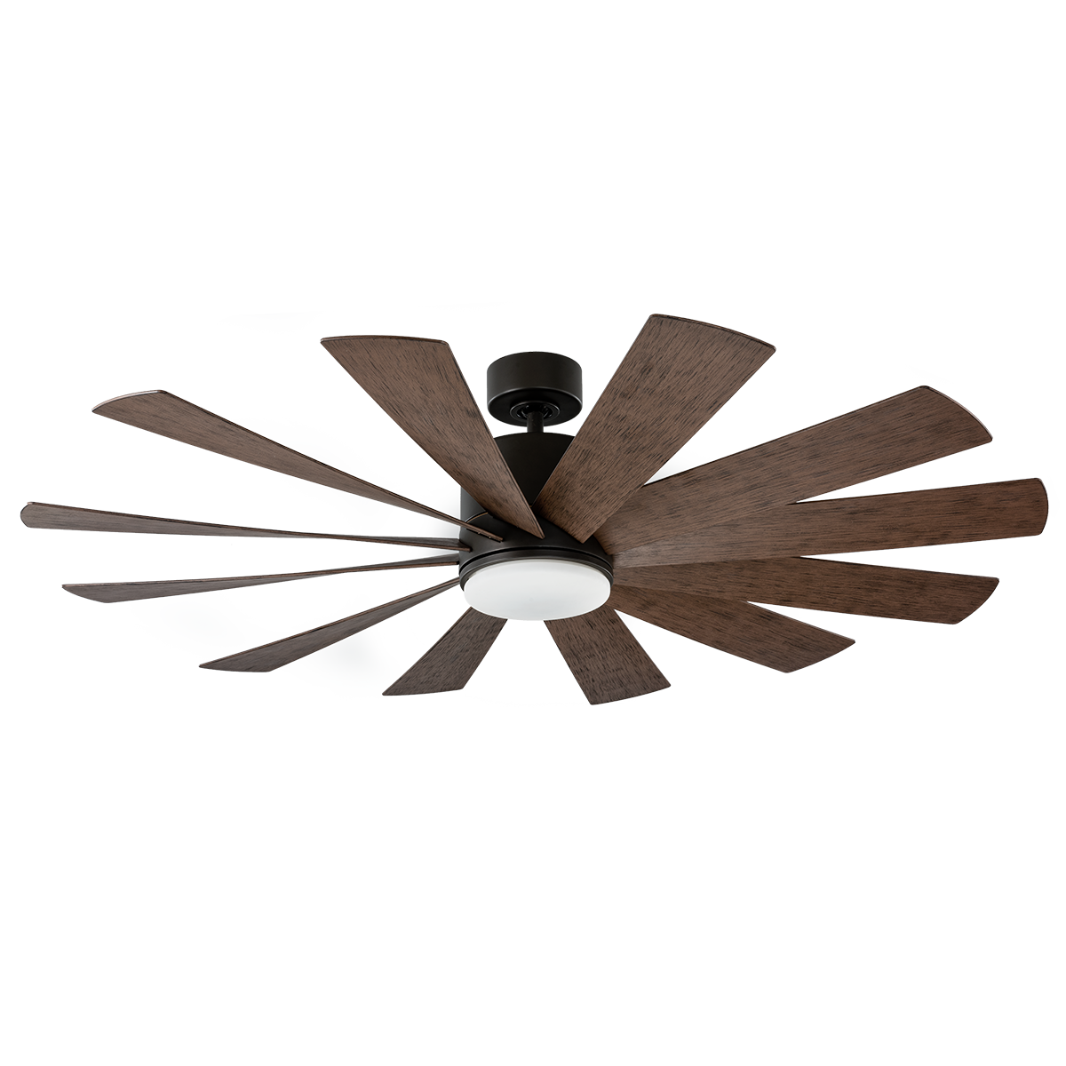 Windflower Indoor/Outdoor 12-Blade 60" Smart Ceiling Fan with LED Light Kit