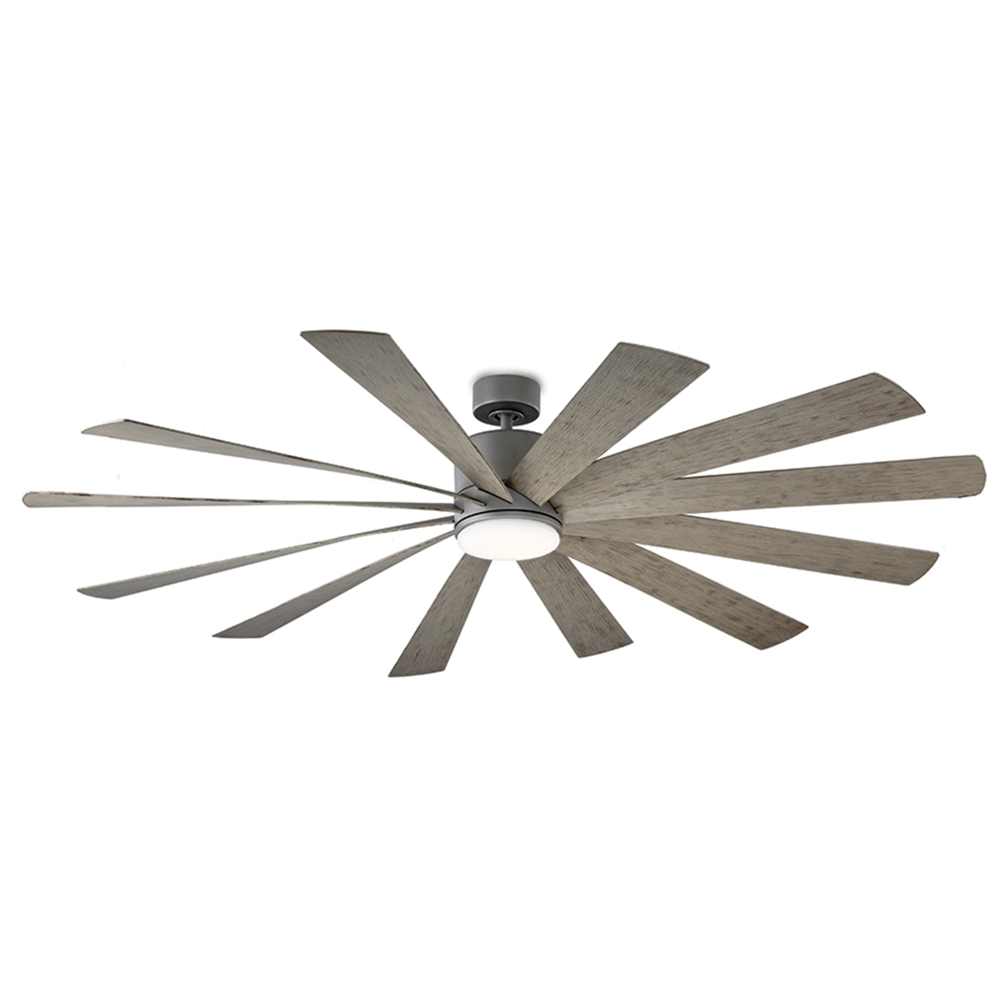 Windflower Indoor/Outdoor 12-Blade 80" Smart Ceiling Fan with LED Light Kit