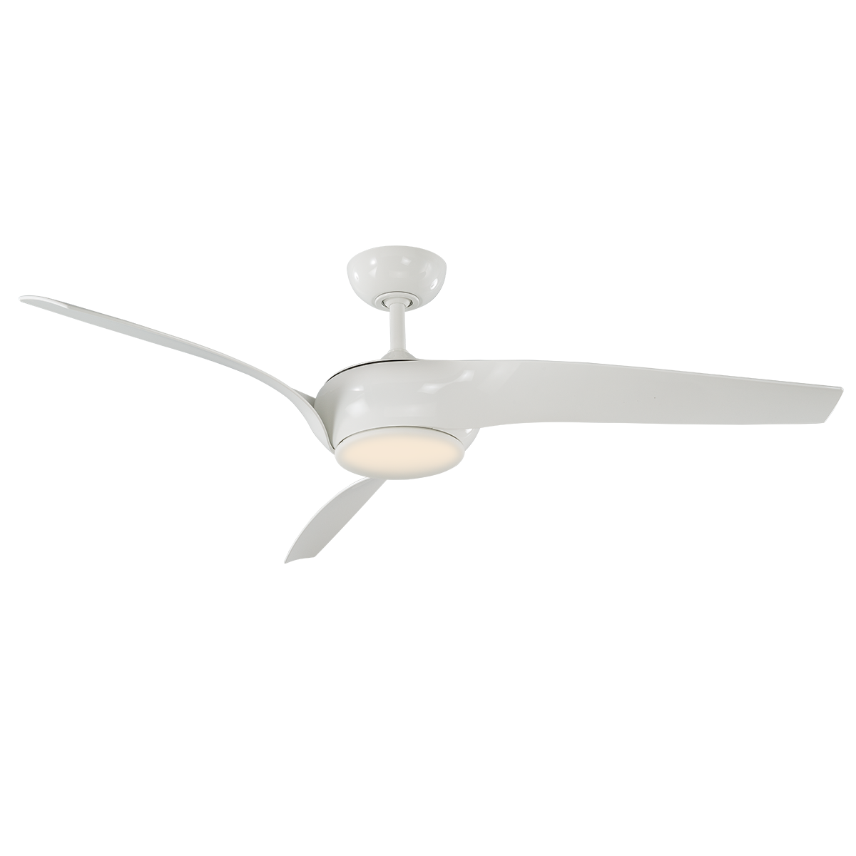 Nirvana Indoor/Outdoor 3-Blade Smart Ceiling Fan 56" with LED Light Kit and Remote Control