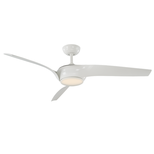 Nirvana Indoor/Outdoor 3-Blade Smart Ceiling Fan 56" with LED Light Kit and Remote Control