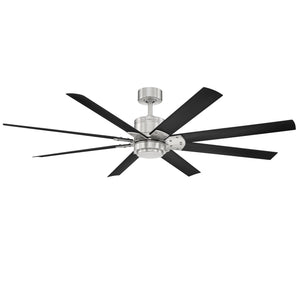 Renegade Indoor/Outdoor 8-Blade 66" Smart Ceiling Fan with LED Light Kit and Remote Control