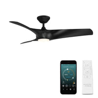 Zephyr Indoor/Outdoor 3-Blade 52" Smart Ceiling Fan with LED Light Kit and Remote Control