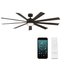Wynd XL Indoor/Outdoor 9-Blade 72" Smart Ceiling Fan with LED Light Kit and Remote Control