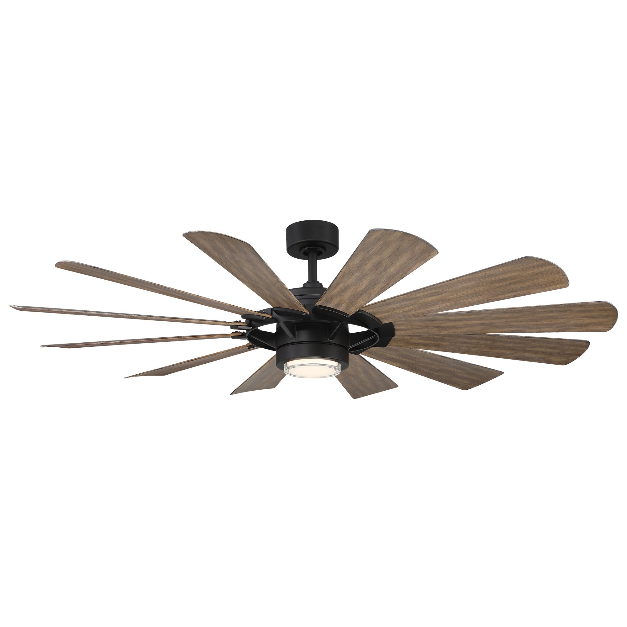 Wyndmill Indoor/Outdoor 12-Blade 65" Smart Ceiling Fan with LED Light Kit and Remote Control