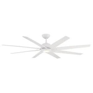 Roboto XL Indoor/Outdoor 8-Blade 70" Smart Ceiling Fan with LED Light Kit and Remote Control