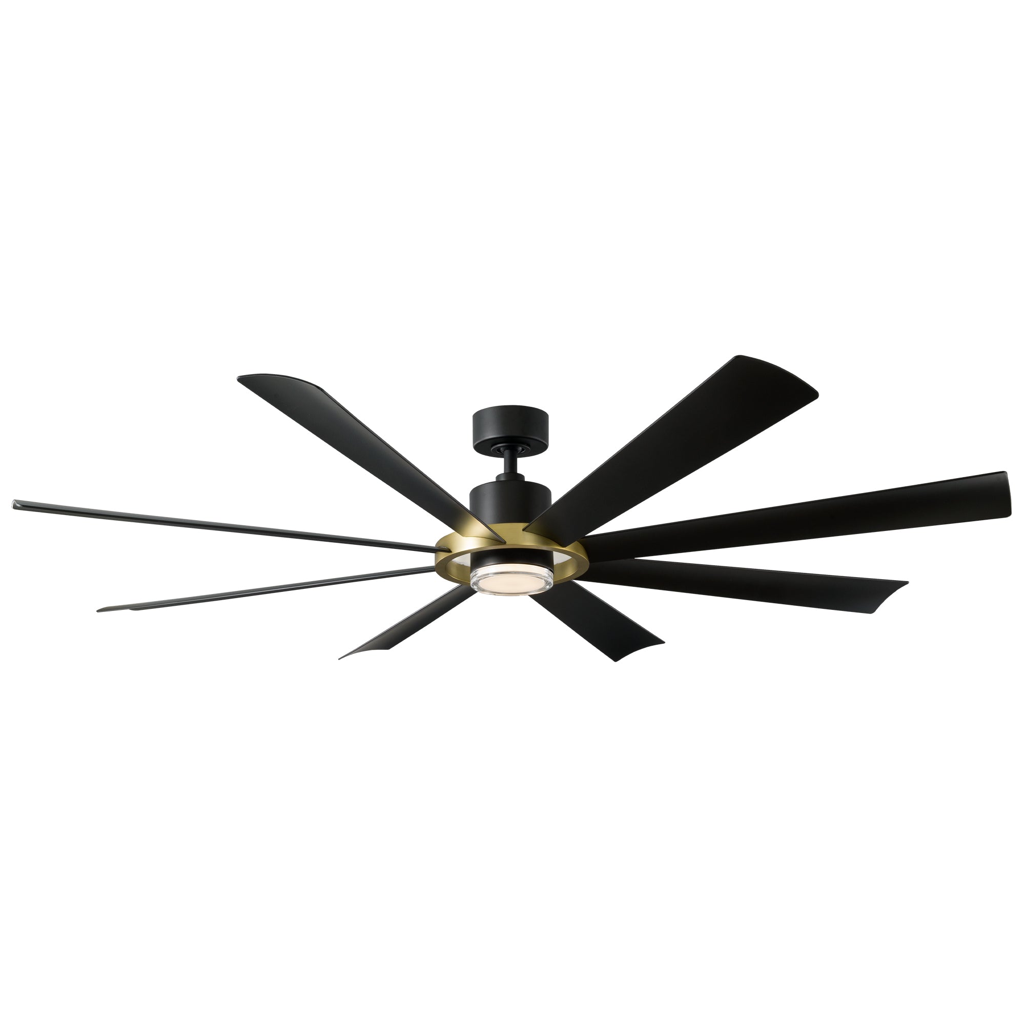 Aura Indoor/Outdoor 8-Blade 72" Smart Ceiling Fan with LED Light Kit and Remote Control