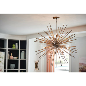 TRYST Chandelier Burnished Gold