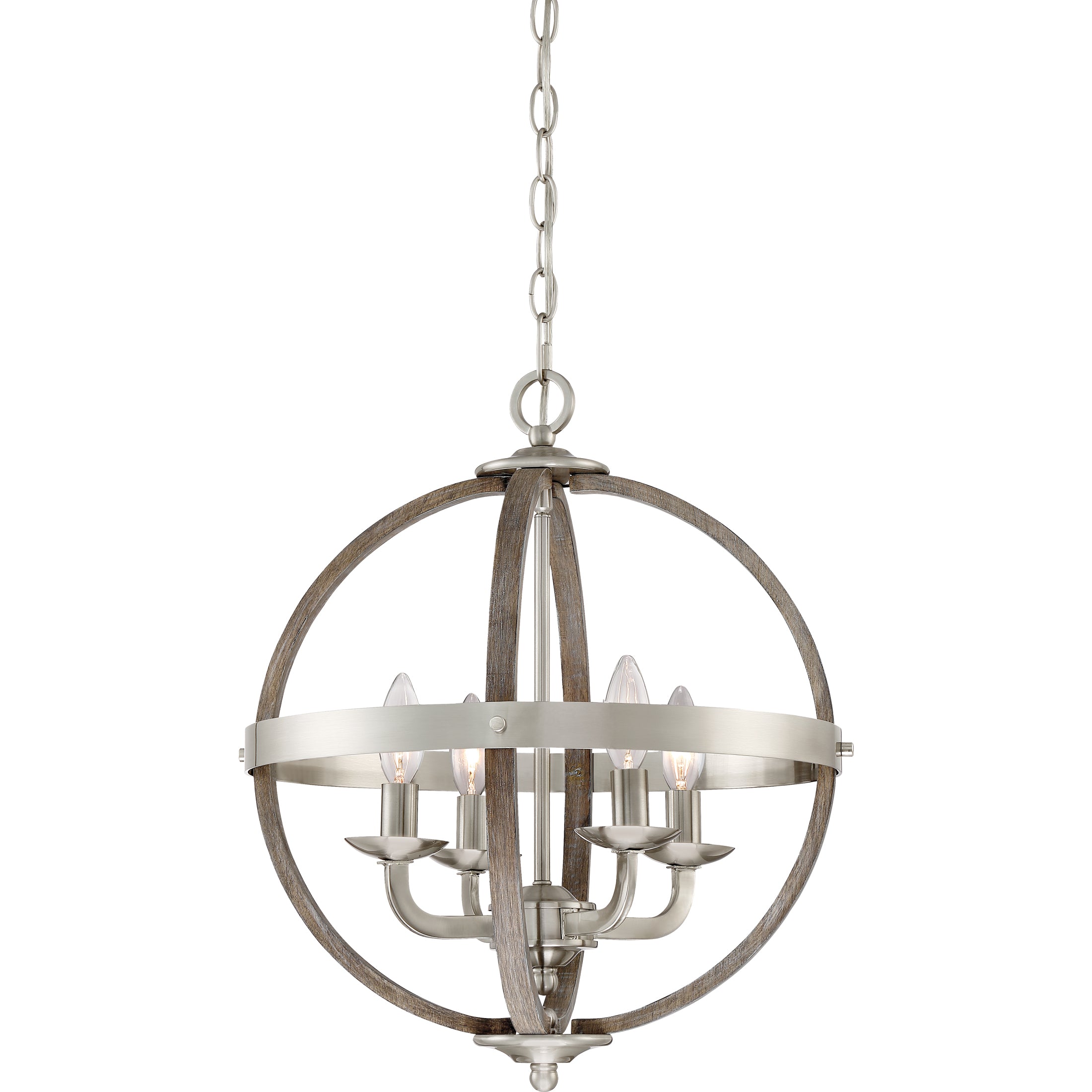 Fusion Pendant Brushed Nickel