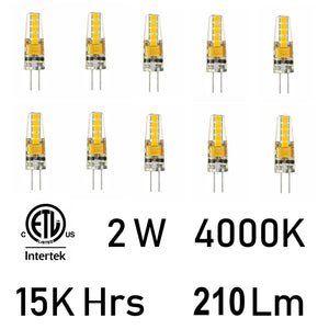 2 Watt G4 LED Bulb 4000K