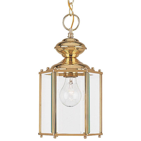 Classico One Light Outdoor Semi-Flush Convertible Pendant (with Bulbs)