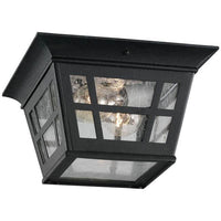 Herrington Two Light Outdoor Flush Mount (with Bulbs)