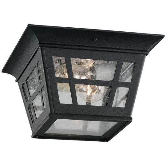 Herrington Two Light Outdoor Flush Mount (with Bulbs)