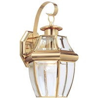 Lancaster One Light Outdoor Wall Lantern (with Bulbs)