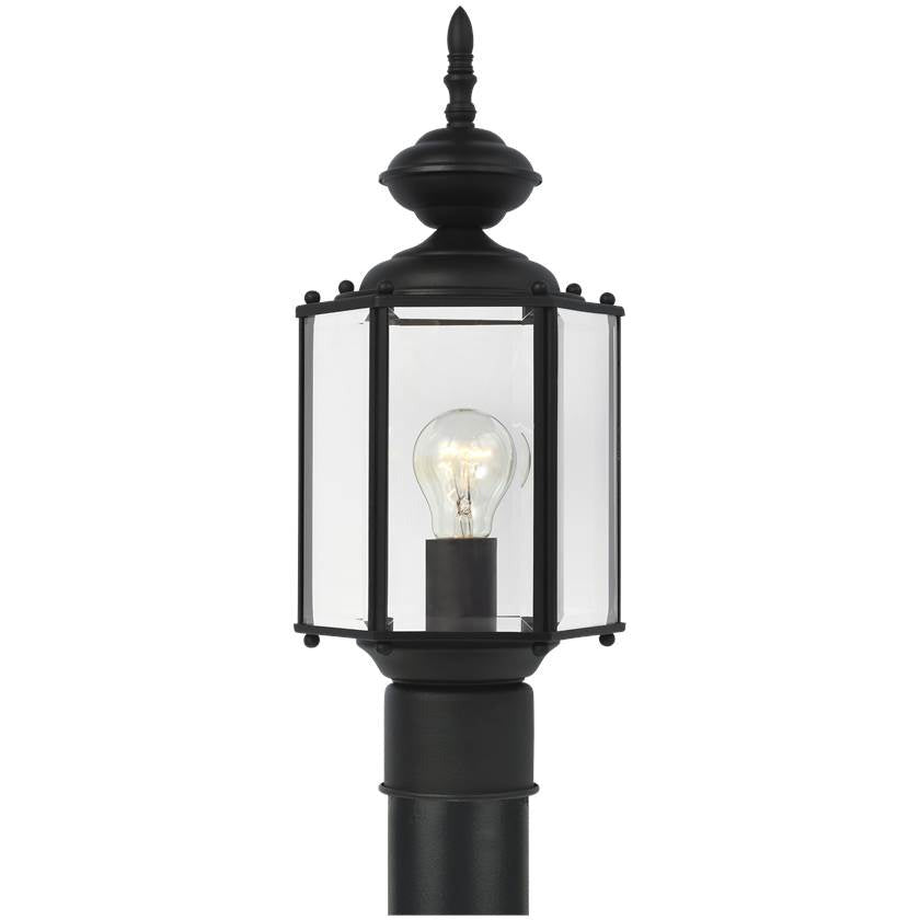 Classico One Light Outdoor Post Lantern (with Bulbs)