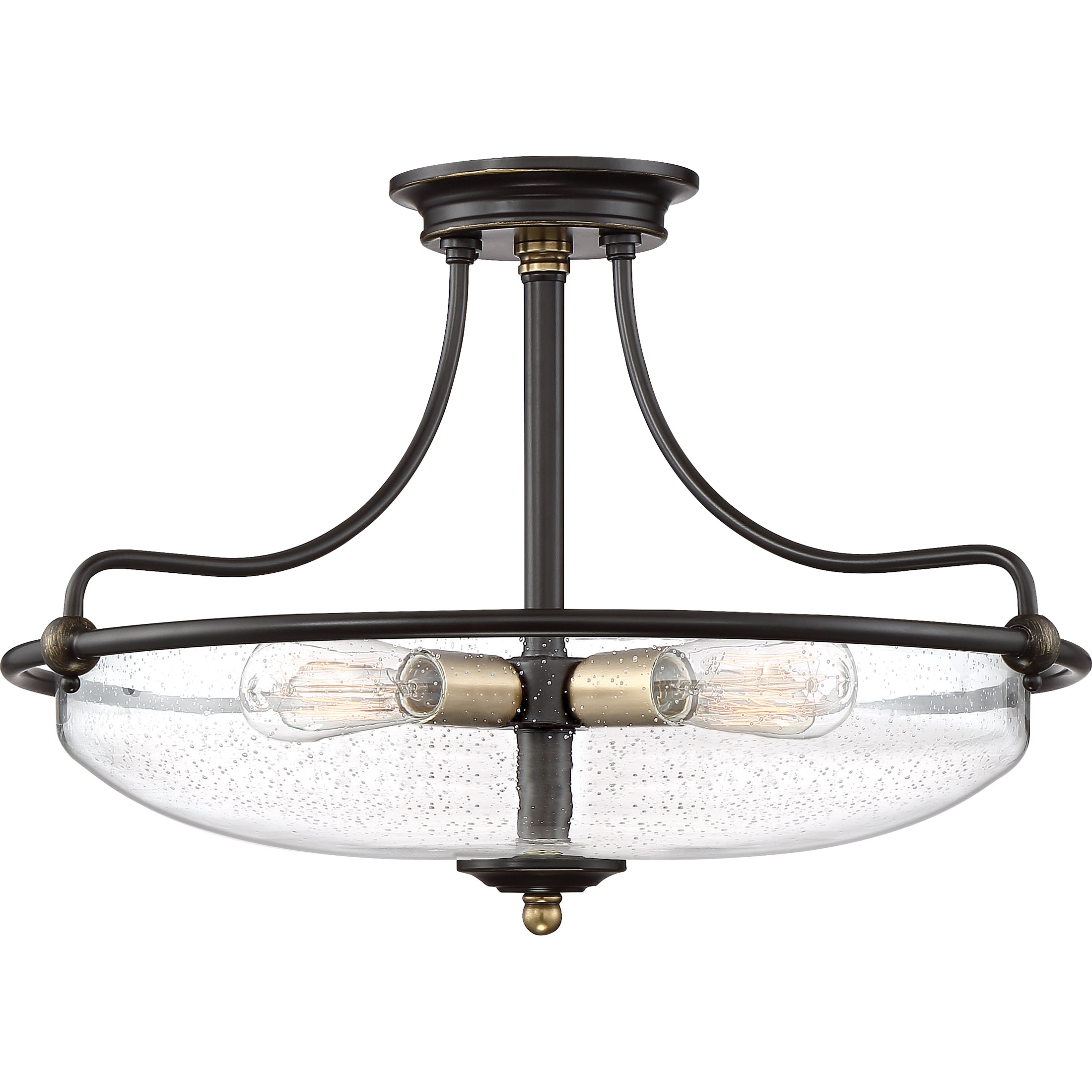 Griffin Semi Flush Mount Palladian Bronze