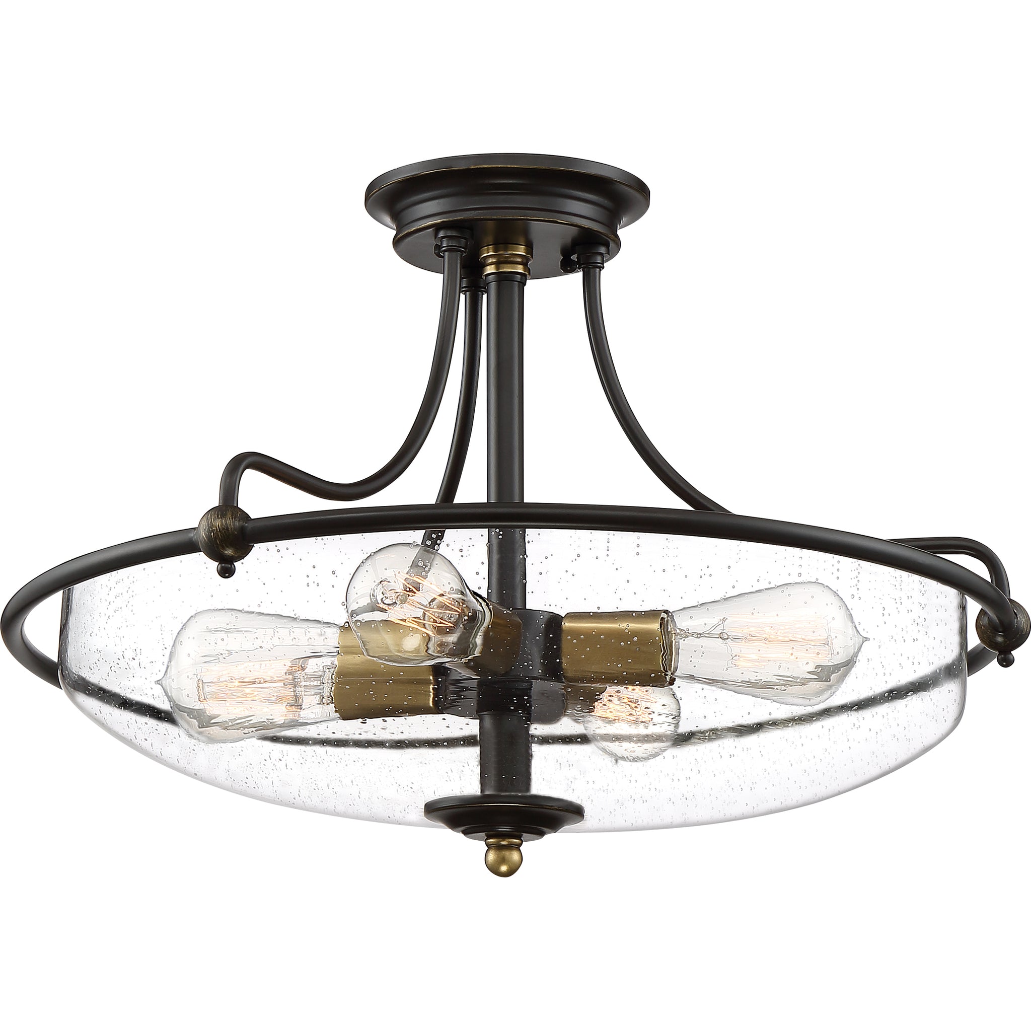 Griffin Semi Flush Mount Palladian Bronze