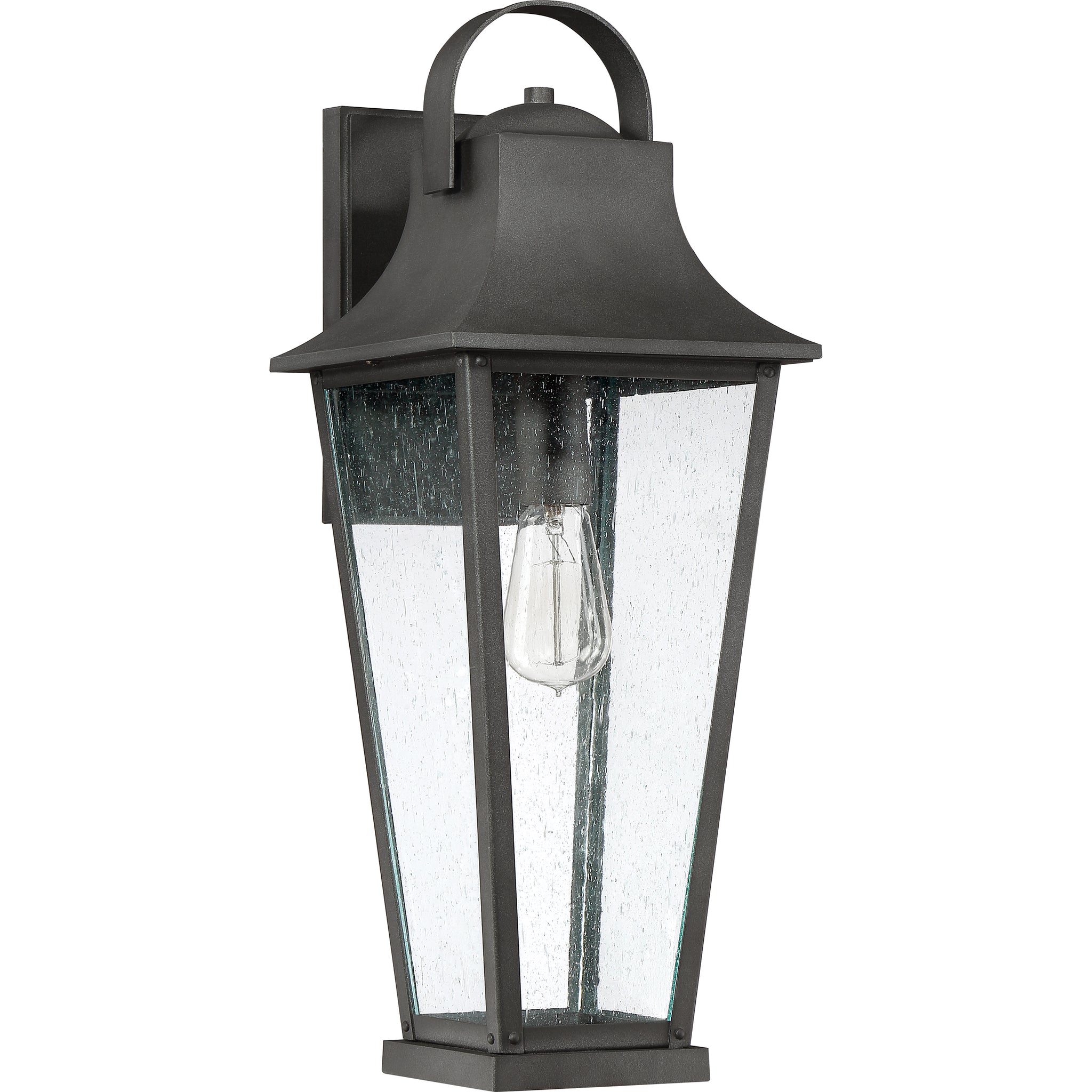 Galveston Outdoor Wall Light Mottled Black