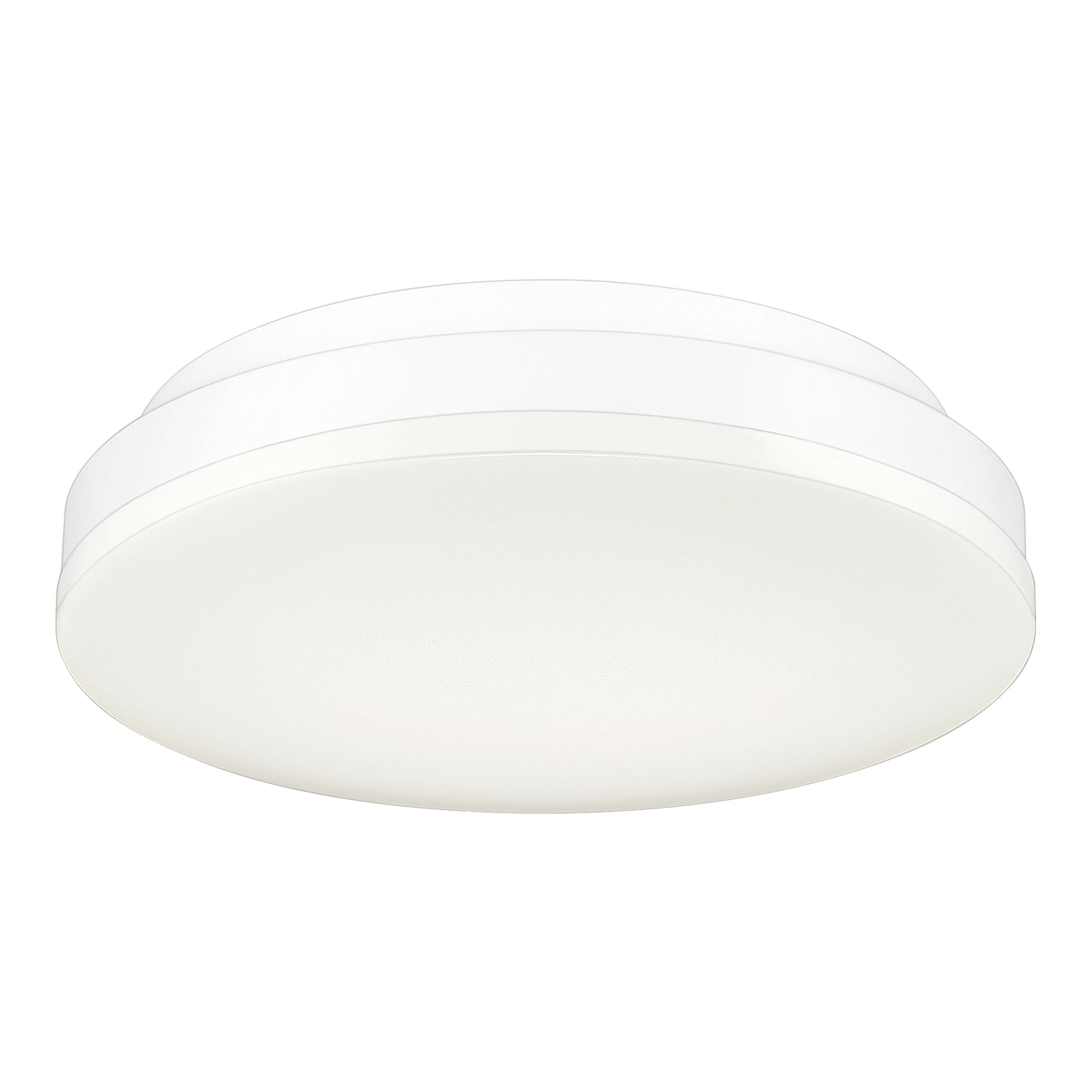 Glow Flush Mount White Lustre