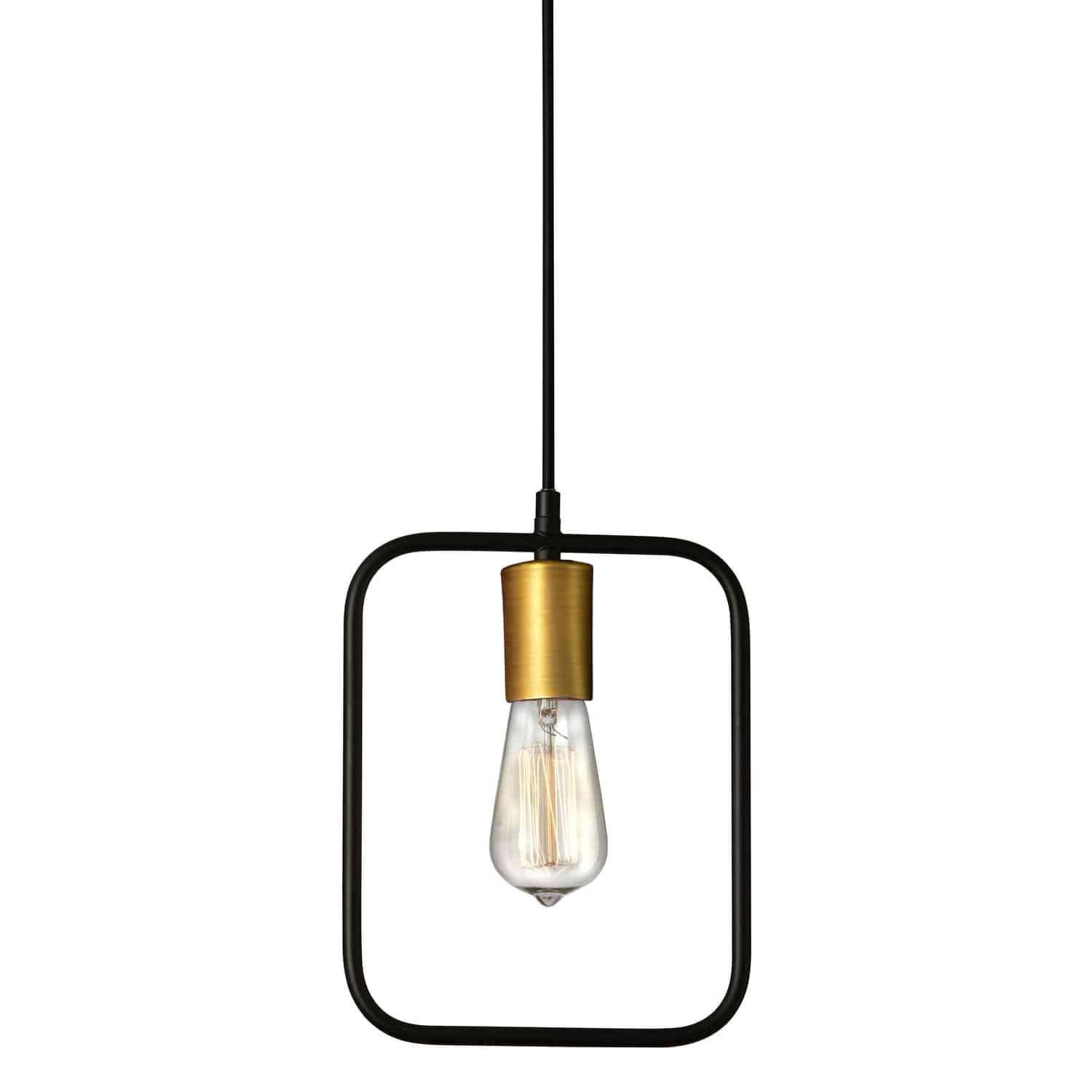 Geometric 1 Light 12 Inch Pendant