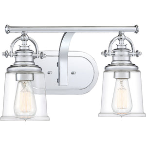 Grant Vanity Light Polished Chrome